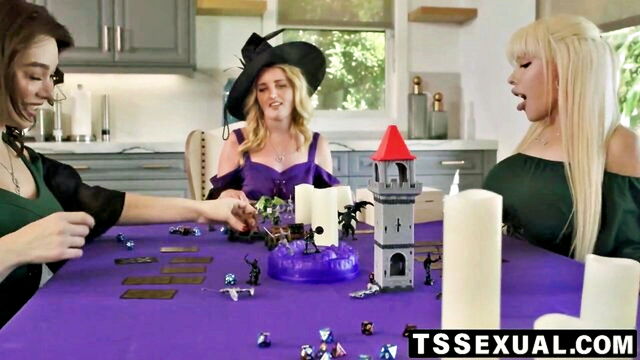 Emma Rose, CoCo Lovelock, Brittney Kade - ts hotties spit roast cocoislavelywritten Transsensual