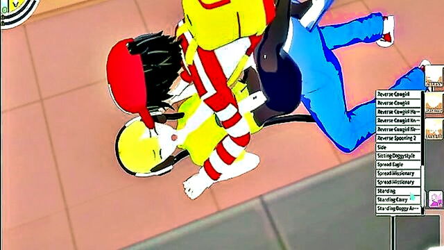 elesa the pokémon gym leader gets fucked in the kitchen in this steamy hentai video