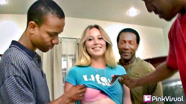 starlas wet dream comes true with a blackbbcs gangbang : Bang