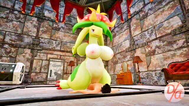 blue nipples, yoga, female only - dino som palworld mod