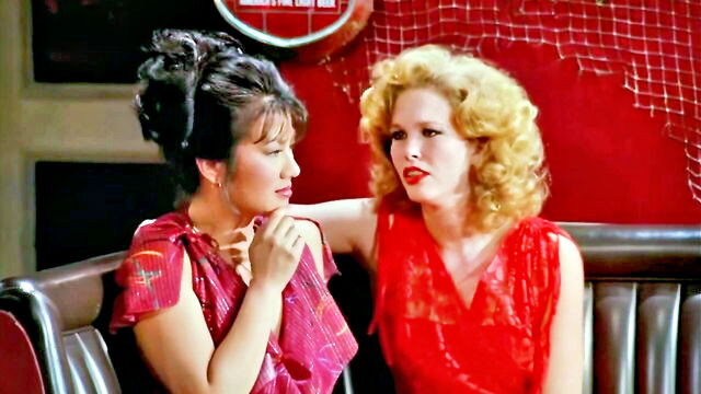 vintage, threesome, small tits - mai lin vs serena porn