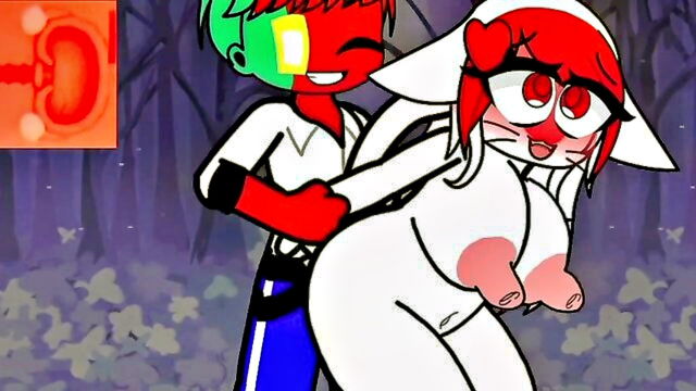 gacha, bigboobs, bigass - forest sex weird physics