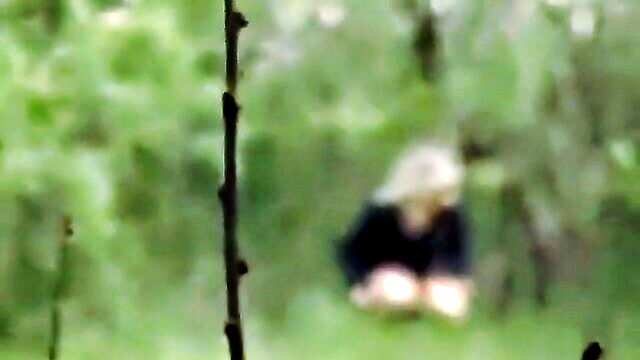watching a woman urinate in the wilderness while being observed by another voyeur behaving like a predator searching for prey this time the targets are two attractive females one waiting and the other urinating on the ground : jarrell_schoen