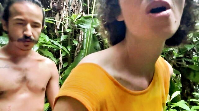 MR and DJ Randomshuffle - hairy milf sex outdoor