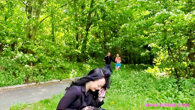 Katana, Alessa Savage - lesbian jogger sex Lesbea