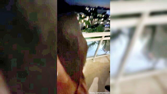 balcony sex, sex tape, sex tap - martinezx balcony sex