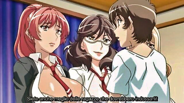 mom team, innocent teen, gang bang - milf and hentai mom gangbang