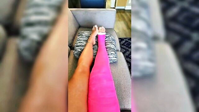 fetish, llc, leg cast - pink llc fetish video