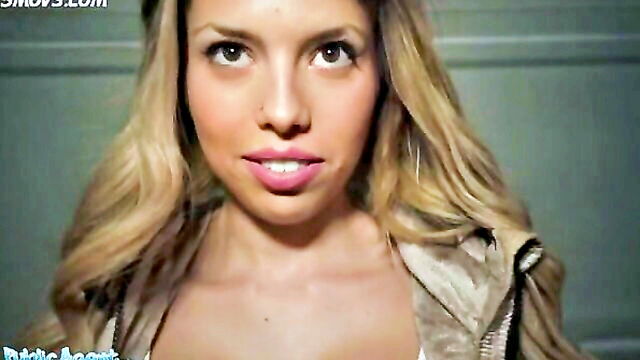 Macarena Lewis - spanish babe macarena lewis fucks in garage fakehub