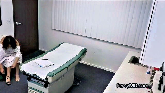 threesome, patient, doctor - busty latina nurse action
