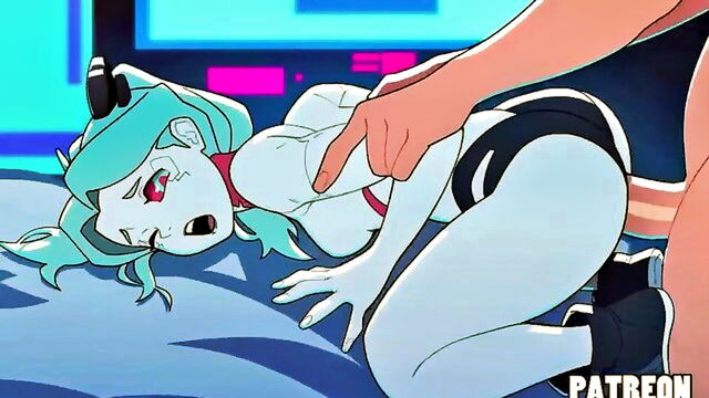 big ass, missionary, cumshot - blue skin hentai fucked