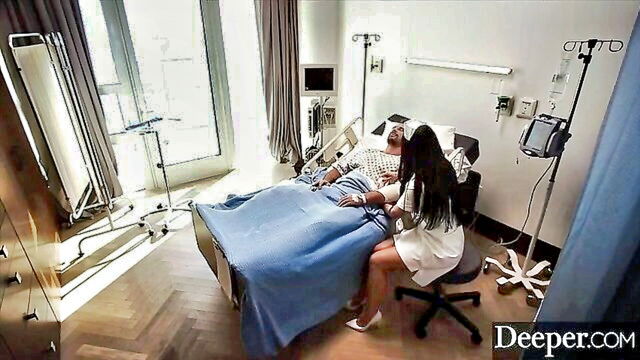anal porn, busty nurse, big booty - angela white rides hard