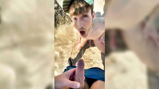 beach femboy dad fuck