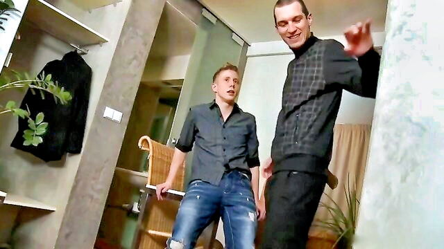 action, bareback, cum shots - handjob with two friends