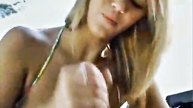 blonde cumshot, blonde amateur handjob, blonde handjob - blonde beach handjob blowjob