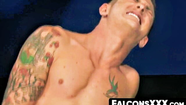 stud, falconsxxx, jock - jock gets raw ass hole gapped