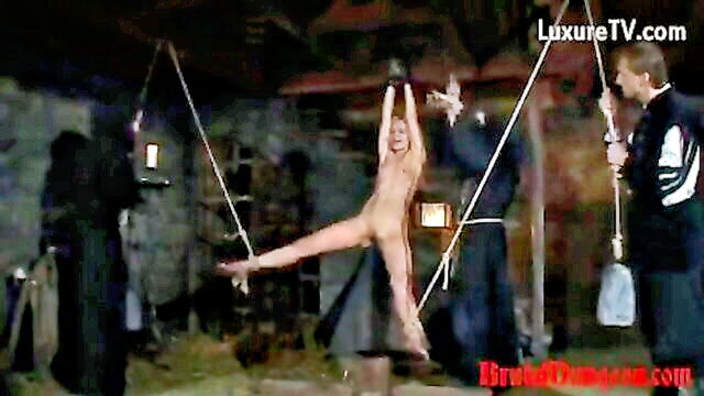 bondage, brutal dungeon, anal - brutal romina bondage