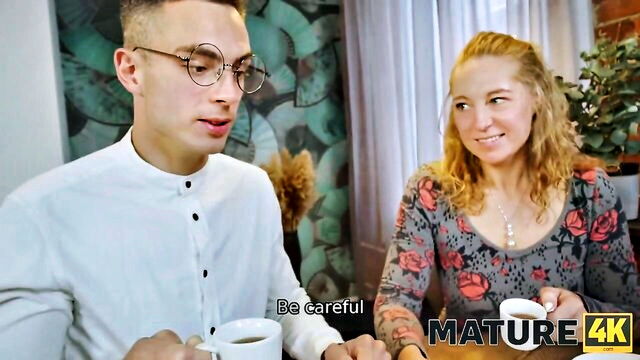 threesome, babes, beauty - stepmom teaches dude to fuck