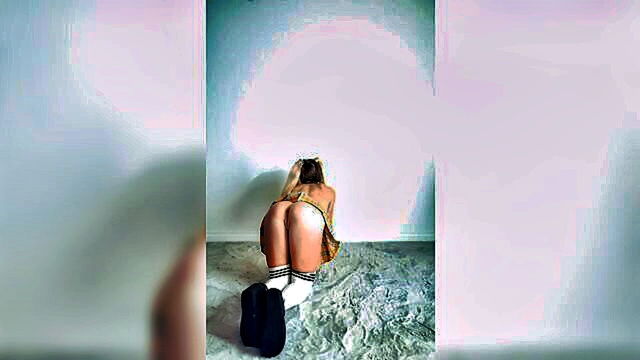 petite, babe, solo - small framed blonde seduces in a skirt tagged as a babe and a vlogger