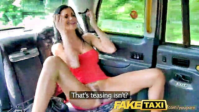 Jasmine Jae - british dogging couple enjoys rough taxi ride with hot babe Fake Taxi
