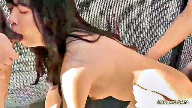 amateur, blowjob, japanese - japanese amateur couples get naughty in the doggy style and missionary position