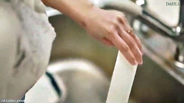 japanese, big tits, big ass - japanese wife receives anal from her husbands boss after being discovered on a cheating website