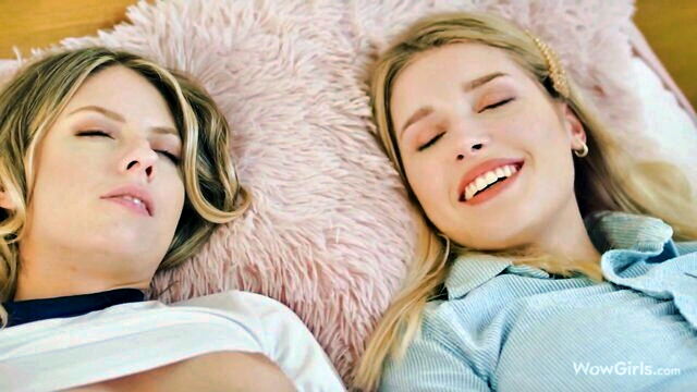Freya Mayer, Rebecca Volpetti, Kate Quinn - lesbian ass licking video