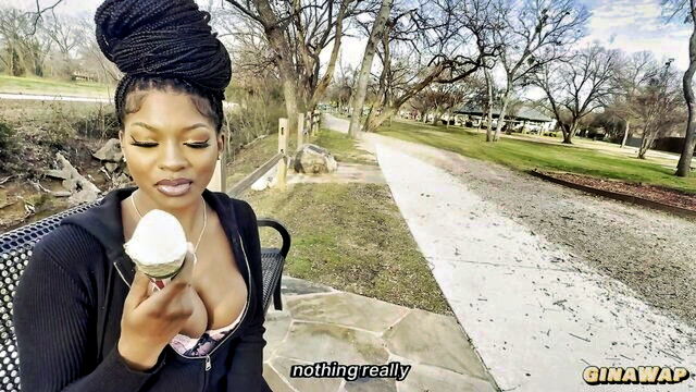 petite ebony, real public sex, public - gina wap big tits