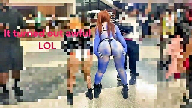 violet amora - anime twerking vlog