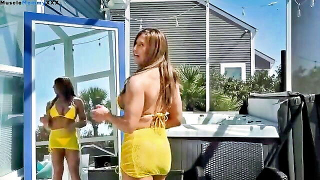 swimwear try on haul : Kristen Graham
