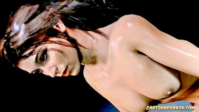 brunettes, blowjob, creampie - lara croft xxx