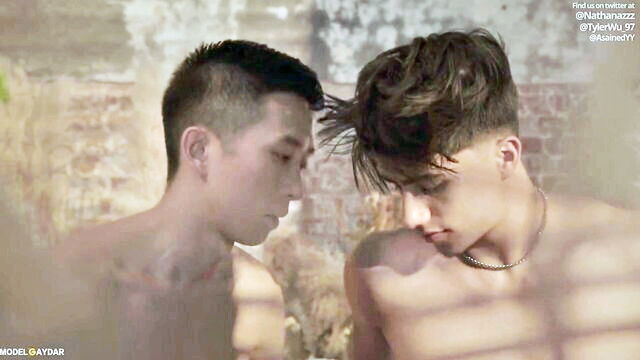 Nathan Luna, Tyler Wu - hot latino jock nathan bangs tyler