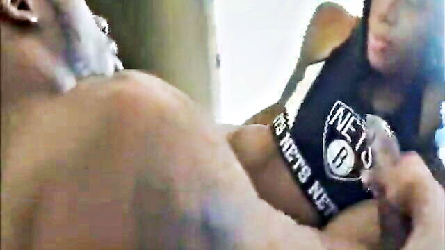 ebony, homemade, blowjob - ebony couple action