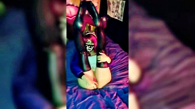 Black Kitsune - black kitsune cosplay kda akali
