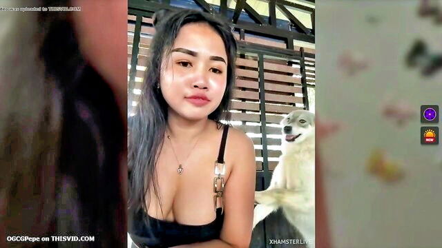 shameless, whore, thai - shameless thai slut walking
