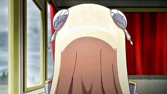 monster hentai games, fantasy, elf - kuroinu ep 5 bukkake