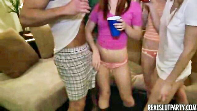 college party with horny teens