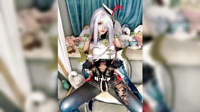 compilation, cosplay, genshin impact - mikomi hokina cosplay comp