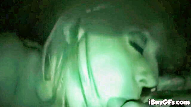 car, blowjob, ibuygfs - public blowjob teen night vision