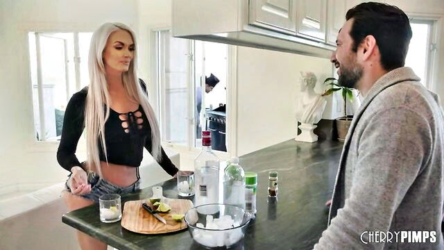 doggy, blowjob, fucking - brook page stockings picks up