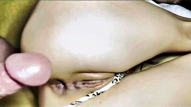 anal, couple, cumshot - pov anal prone bone