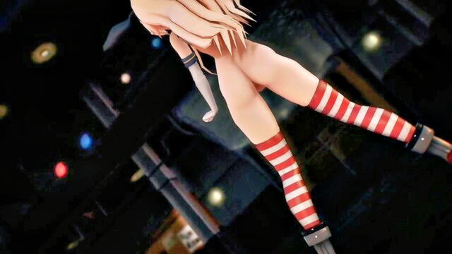 nekota tsuna (vtuber), amanda ripley (alien isolation), ashi (samurai jack) - mmd r18 shimakaze shake it