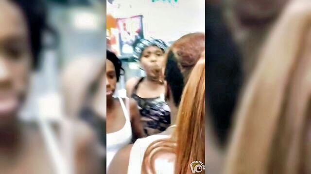 angry, group, ebony - ebony women dressing room fight