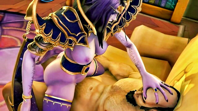 zhongli (genshin impact), ming lee (turning red), kamisato ayaka (genshin impact) - xalatath dalaran ride