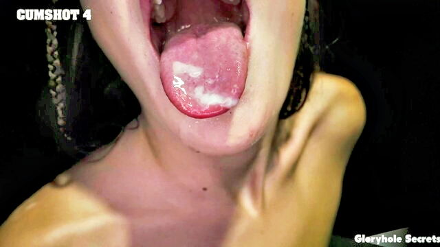 gloryhole handjob dick