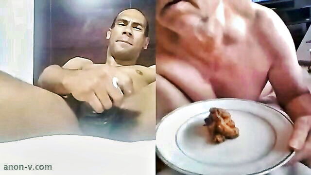 amateur, webcam, gay - shit eating