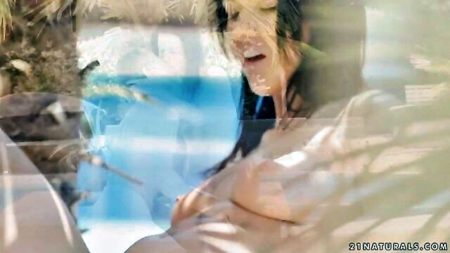 banged, public, bangher - gorgeous brunette ass fuck