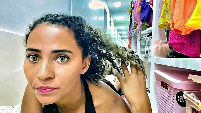 babe, homemade, amateur - amateur thick latina renata santos in her first video on youtube