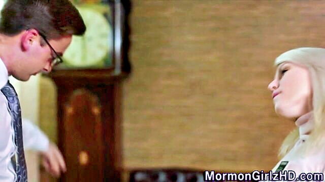 a mormon in uniform gets covered in cum after intense sexual activity : vegacindy