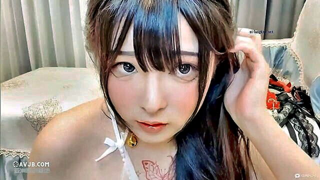 asian, solo, cam - sherrys solo play with toy and squirting orgasm